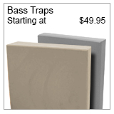 Bass Traps Starting at $49.95