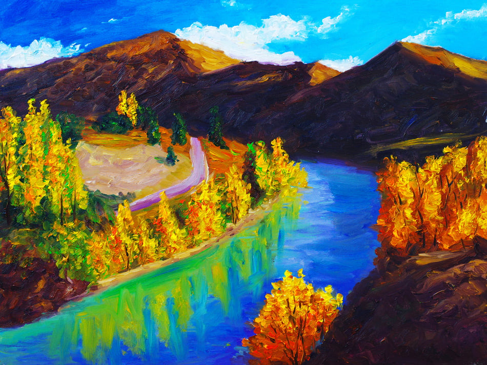 Oil Painting - Landscape 1a
