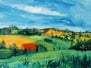 Oil Painting Of A Countryside