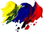 Primary Color Paint Blobs