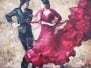 tango dancers digital painting tango dancers