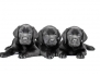 Three Black Labrador Puppies