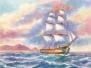 Ship Sailing Painting - Landscape Marine