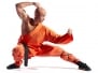Shaolin Warriors Monk On White Background