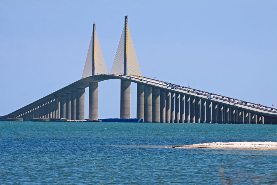 Sunshine Skyway Bridge - Tampa Bay - Florida