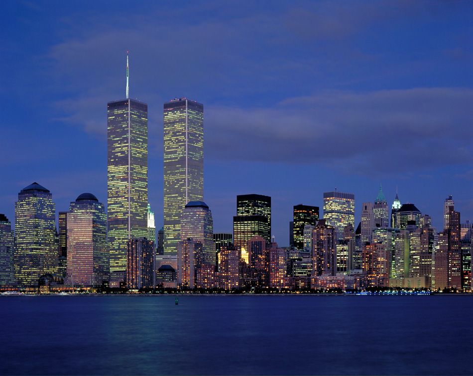 New York World Trade Center At Night