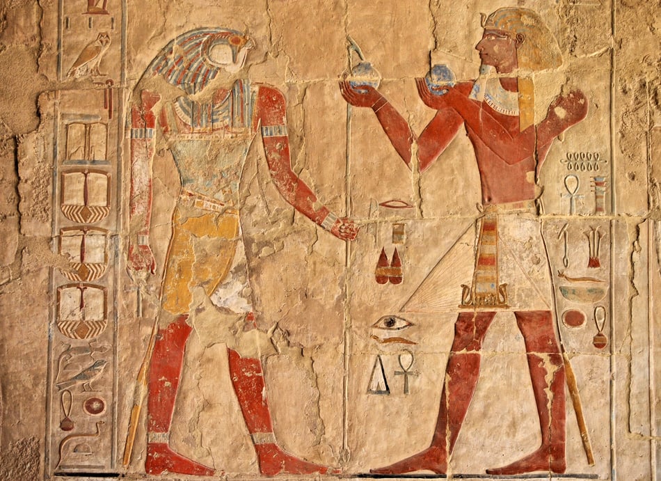 Fresco In The Temple Of Queen Hatshepsut