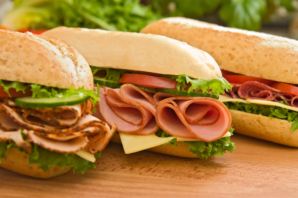 Ham Turkey And Salami Sandwiches