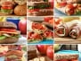 Collage Of  Colorful Mouthwatering Sandwiches