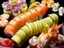 Japanese Sushi Rolls - View From Above