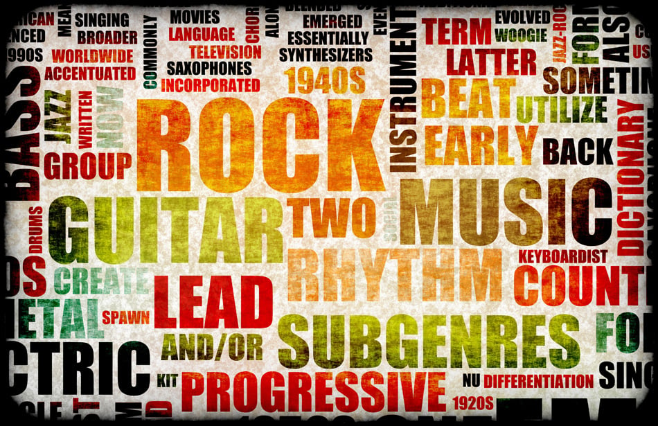 Rock Concert Event Poster Board As Background