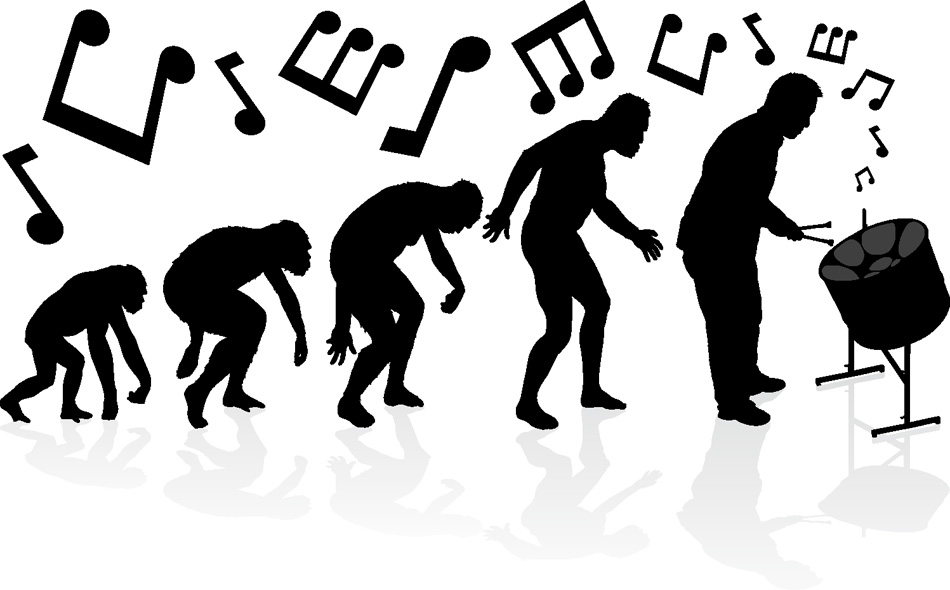 Evolution of the Steel Pan Player Great illustration of depicting the 
evolutio