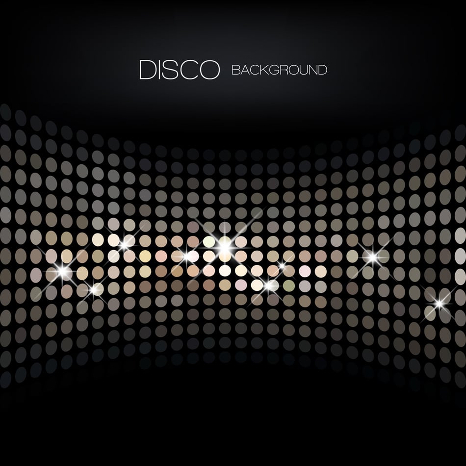 Disco Shimmering Dots Background