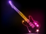 Vector Neon Guitar Grunge Music