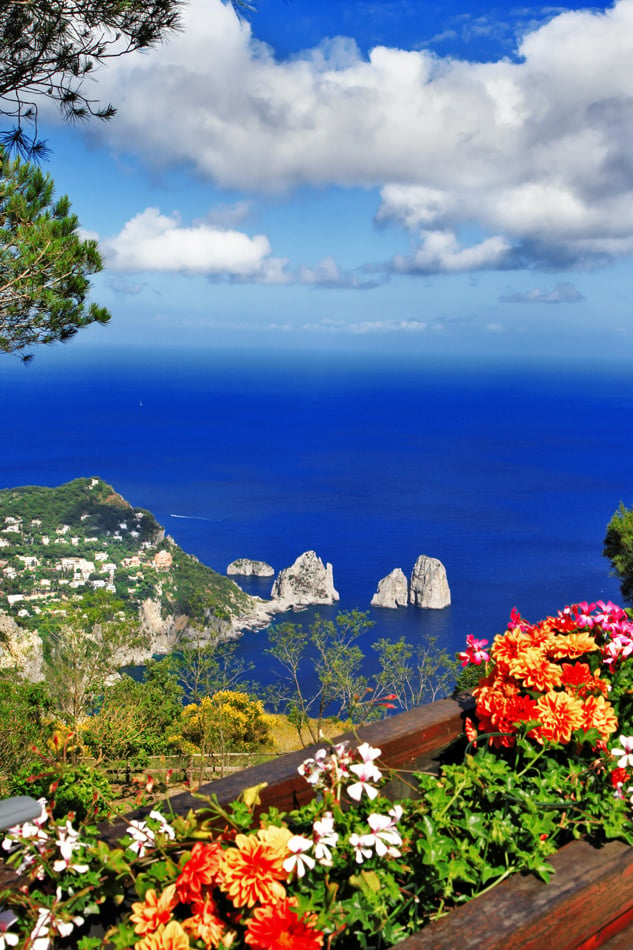 beautiful Capri island Italian holidays