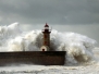 Douro River Mouth On The First Big Storm Of The Year
