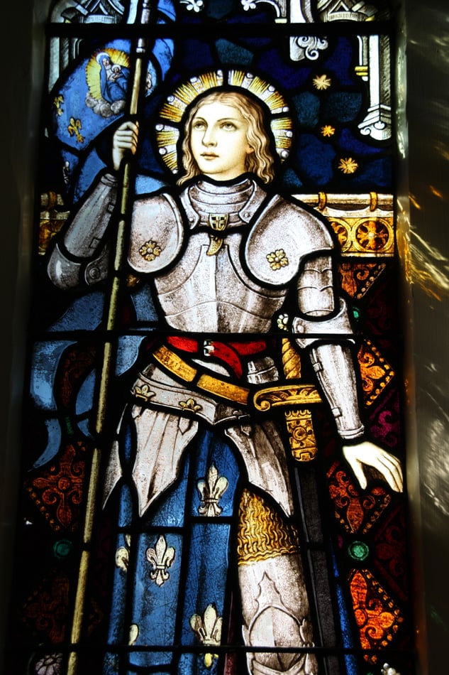 Joan Of Arc In Wellington Church - New Zealand