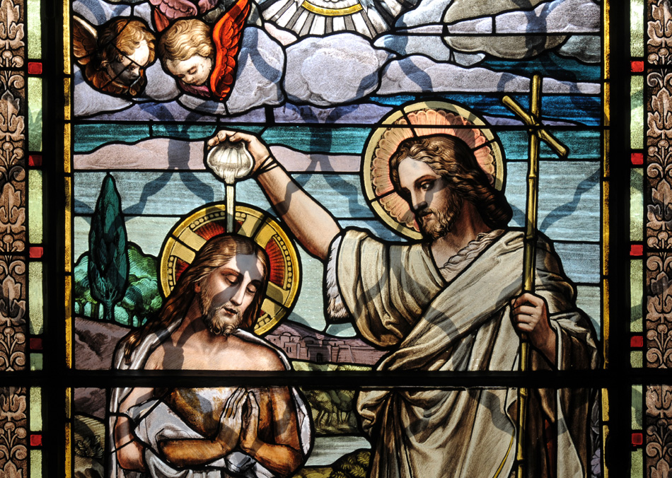 Jesus Christ Baptism By Saint John The Baptist