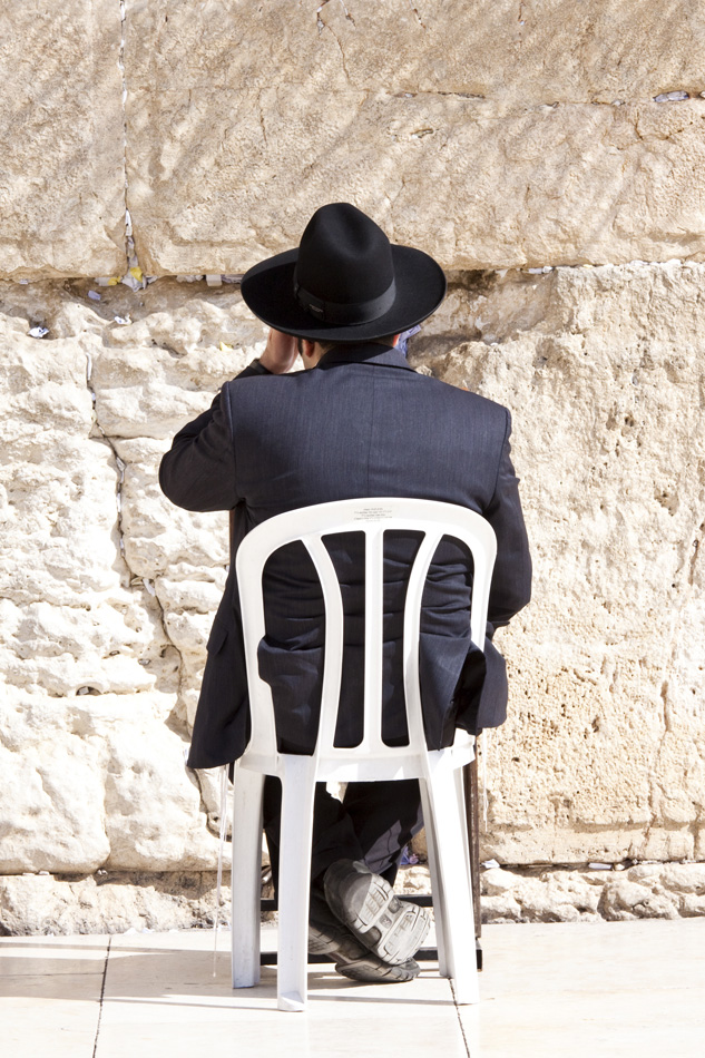 Jews Praying At The Western Wall - Jerusalem
