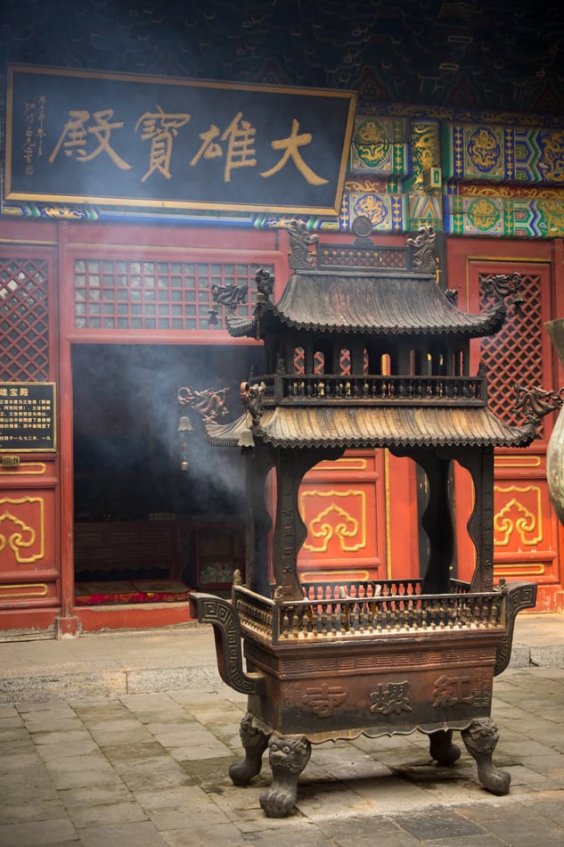 Incense Holder In Chinese Temple - Hong Luo Beijing