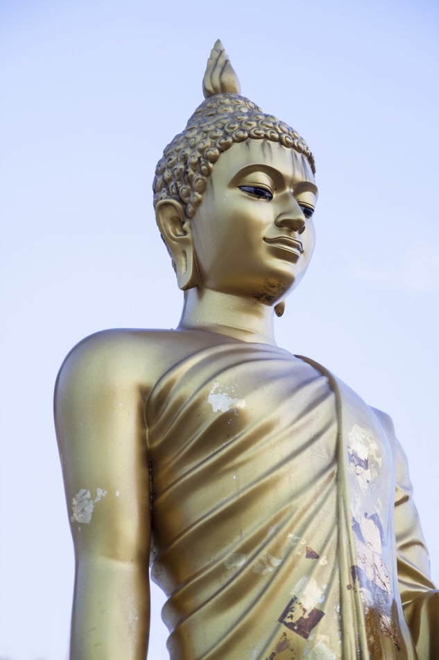 Golden Buddha Statue Of Buddha Monthon - Thailand