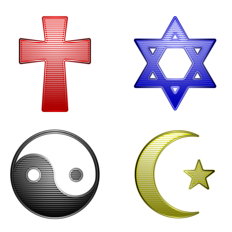 Coexistence - Religious Symbols In A Common Theme