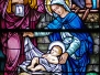 Stained Glass Widow Of Nativity