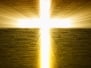 Fine Image Of Christian Cross Of Light Background