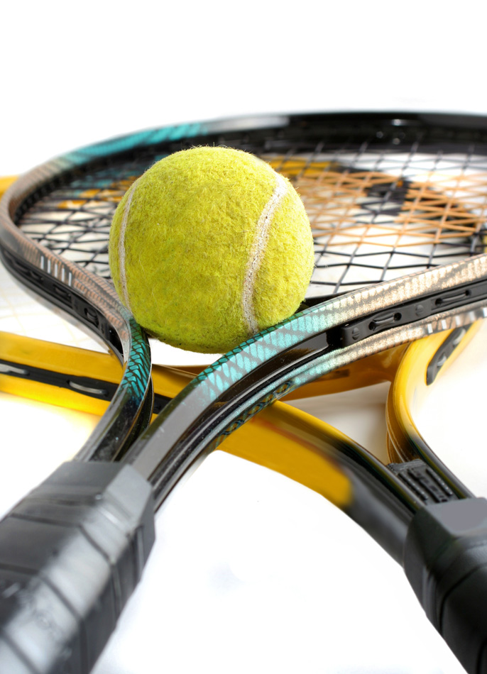 Tennis Ball And Racquet