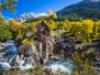Abandon Crystal Mill in Marble Colorado in autumn