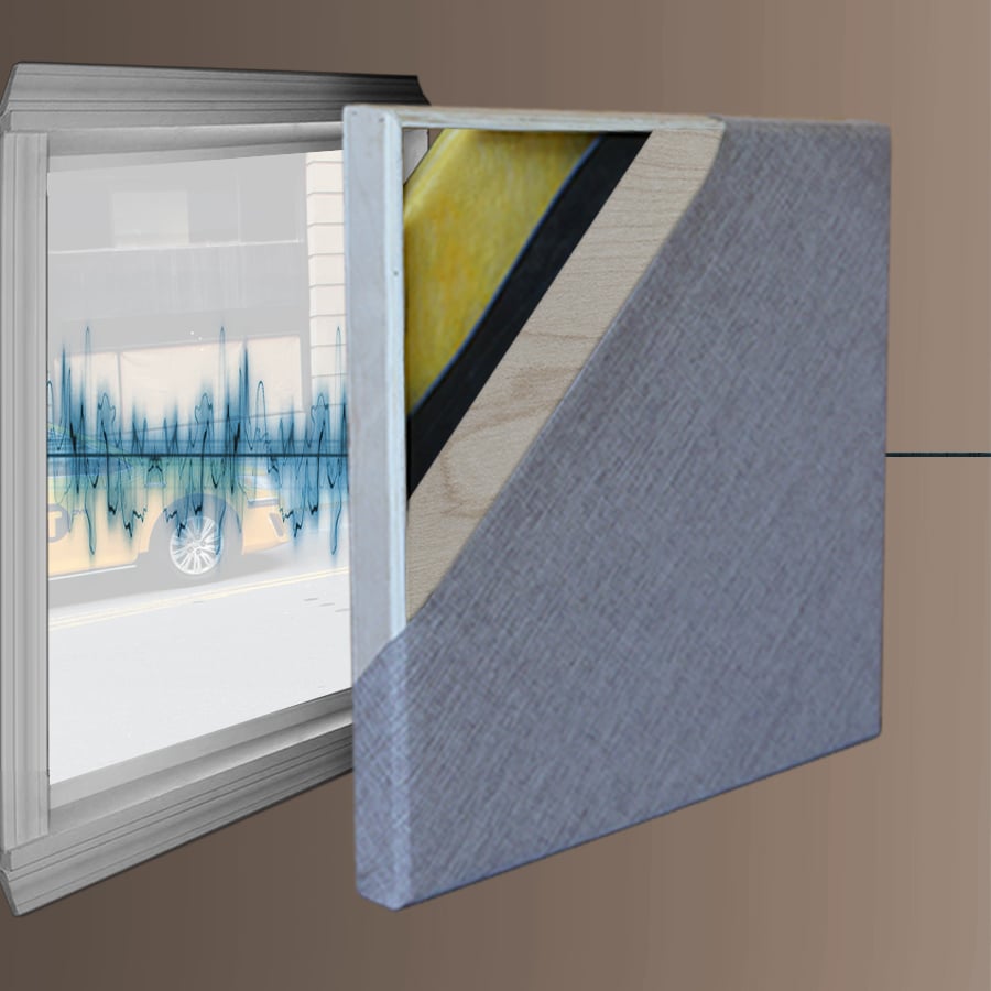 Soundlock Soundproofing Panel For Windows Size 47 75 X 27 75 X 2 25