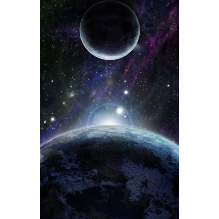 Blue Planet Earth In Outer Space - ID # 11944034