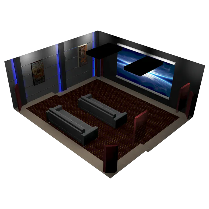 Acoustimac Home Theater Room Package
