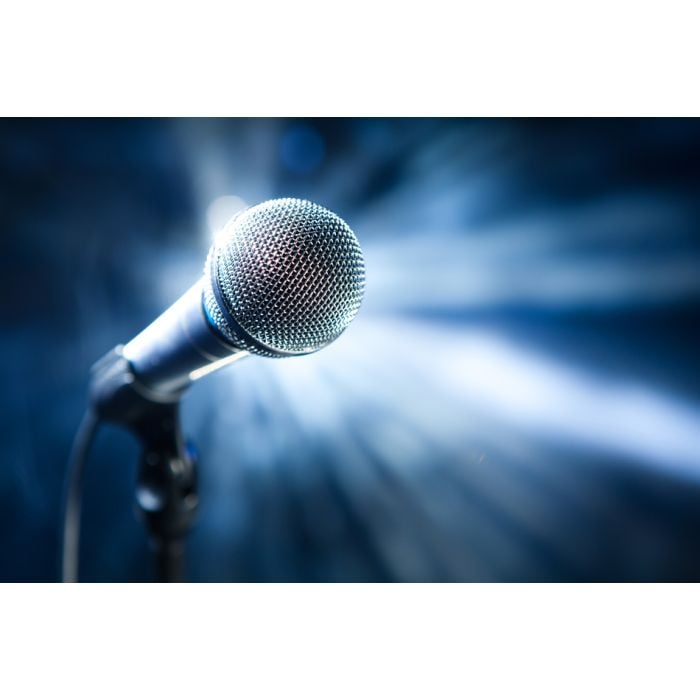 Microphone On Stage - ID # 22487751