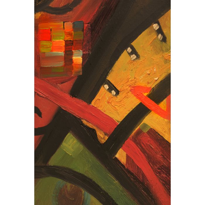 Large Scale Abstract Painting On Canvas - ID # 22546843