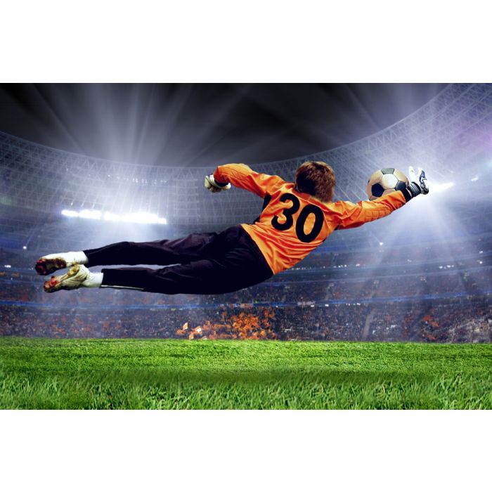 Football Goalman On The Stadium Field - ID # 33670439