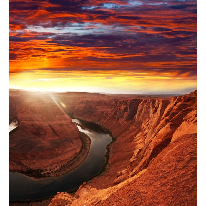 Horse Shoe Bend At Sunset - ID # 44170160