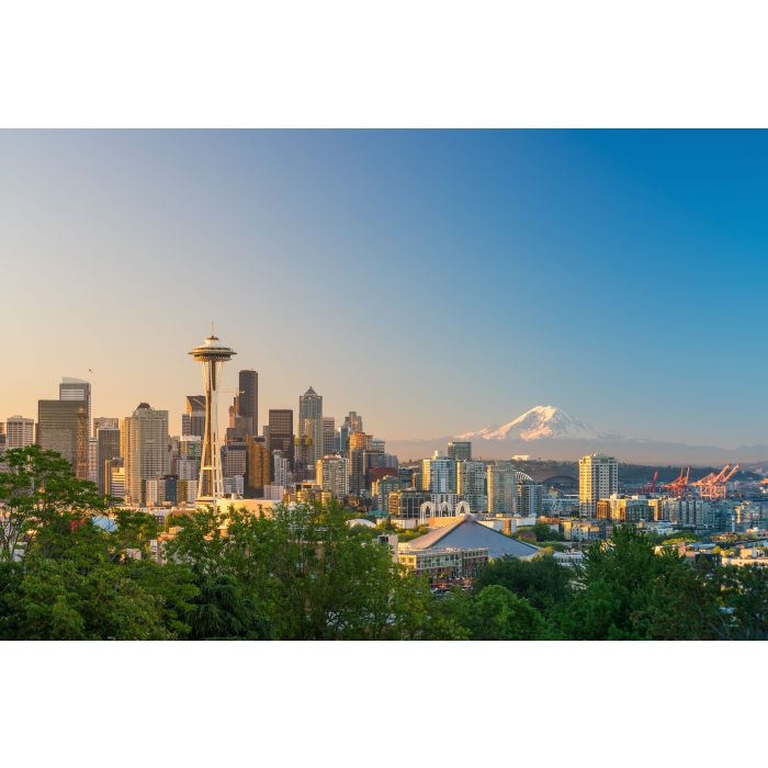 View of downtown Seattle skyline in Seattle Washington, USA - ID # 510935326 View of downtown Seattle skyline in Seattle Washington, USA - ID # 510935326