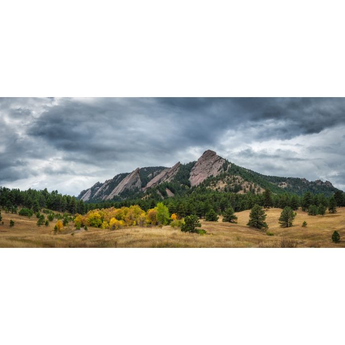 Flatiron Mountains Panorama on a cloudy day - ID # 546096679 Flatiron Mountains Panorama on a cloudy day - ID # 546096679