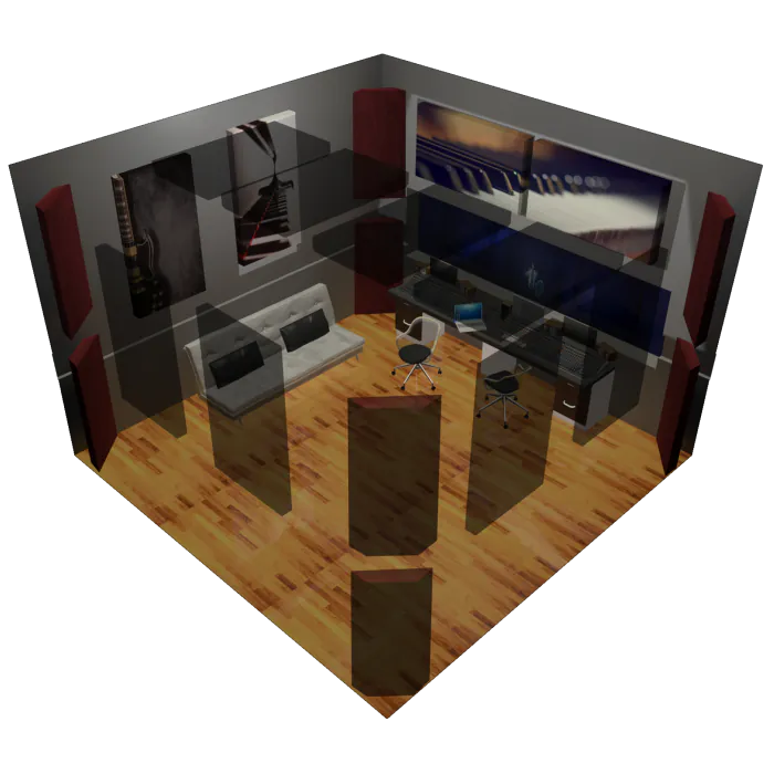 Cách xử lý âm học tốt nhất cho control room - ISS Acoustics