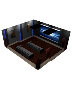 Acoustimac Home Theater Room Package I