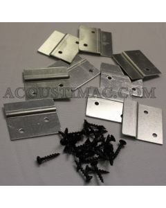 Z-Clip Acoustic Panel Installation Kit (4 Z-Clips total per kit)
