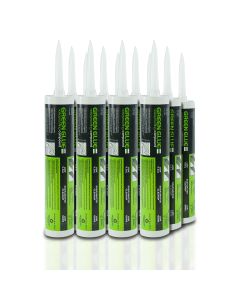 SOUNDPROOFING - GREEN GLUE - 12 PACK - COVERS 192 SQ. FEET.