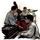 Vector illustration of a jazz band 1 - ID # 107088008
