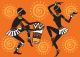 African woman Dancing woman Dancing aborigines - ID # 129402947