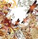 conceptual music background with dragonfly ornament and notes - ID # 132941438