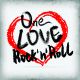 One love rock'n'roll poster handwritten design - ID # 221901040