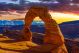 Beautiful Sunset Image taken at Arches National Park in Utah - ID # 246637780
