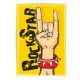 vector doodle hand sign rock n roll music on white rock n roll icon 1 - ID # 300849626