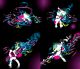 silhouette set of jumping men with music wave no mesh and no flattened 
transp - ID # 58294222
